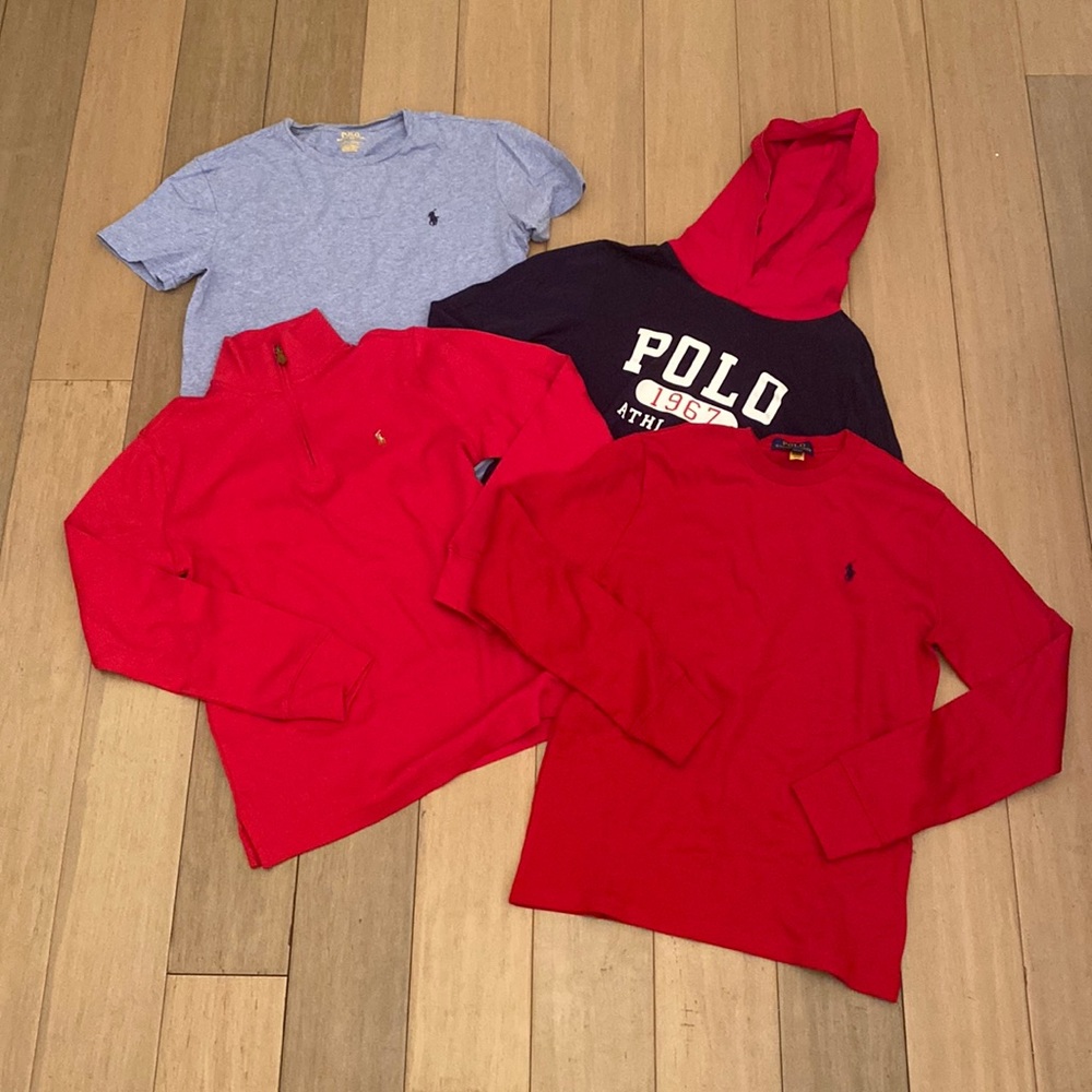 Boys Polo Shirt and Sweaters Bundle